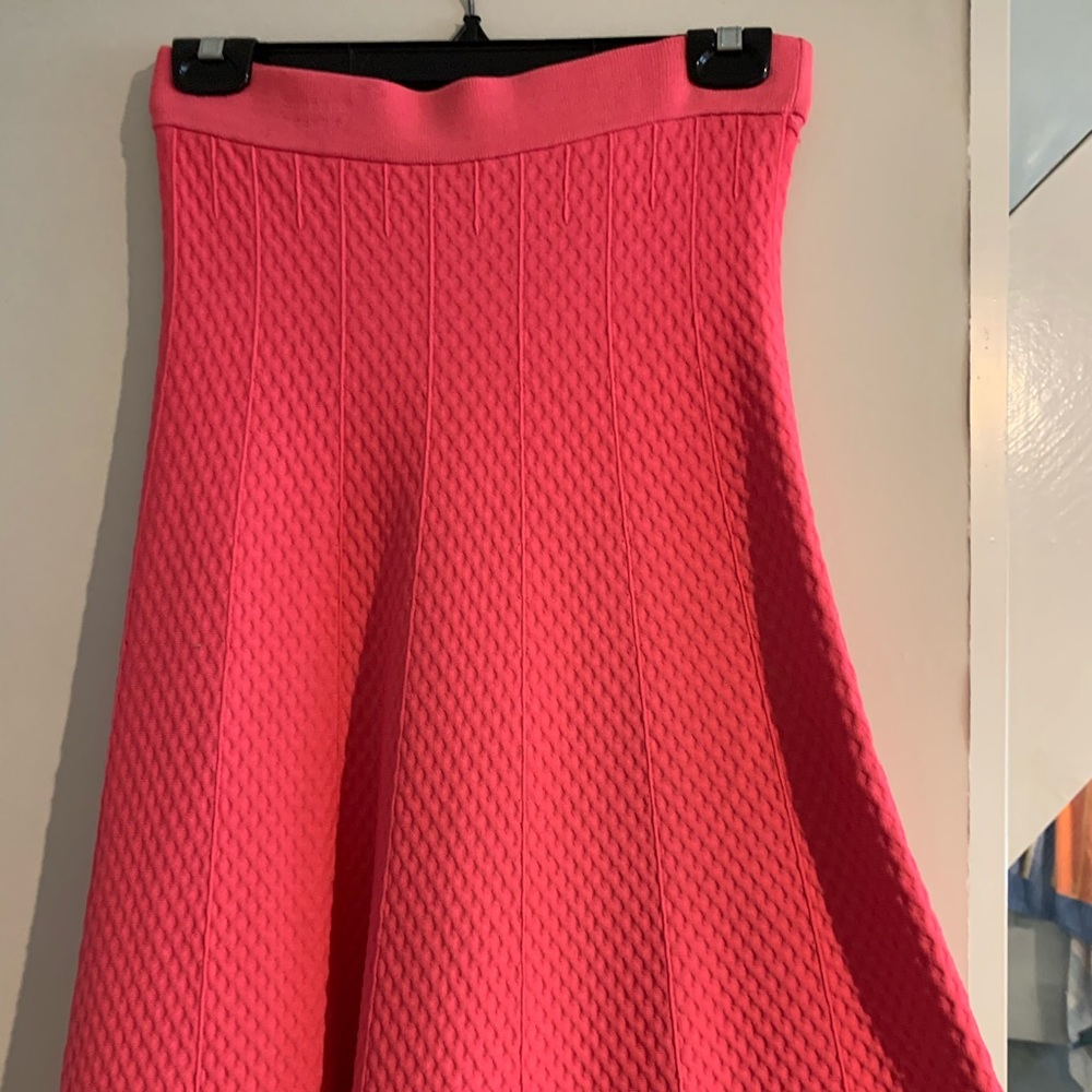 Pink A-line skirt
